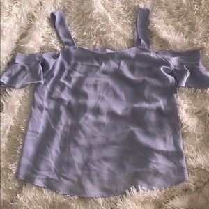 Lavender Off the shoulder shirt